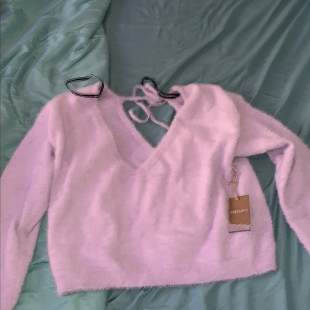 F21 Lavender sweater